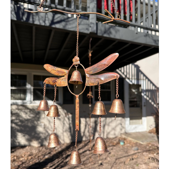 💖Mother's Day Gift - Handmade Dragonfly With Bells Wind Chime