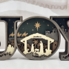 🔥Nativity Scene Wooden Ornaments