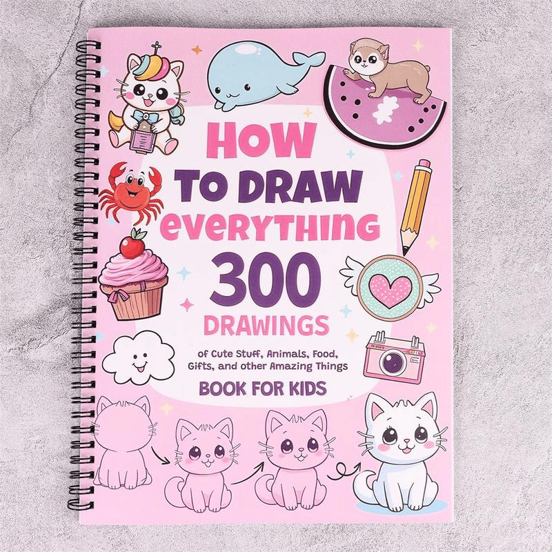 💥LAST DAY SALE 50% OFF🎨How To Draw Anything: 300 Drawings of Adorable Things