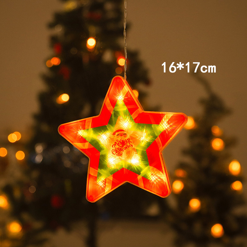 🔥Last Day Sale - 🎄Led christmas themed festive ambience decoration lights with suction cups