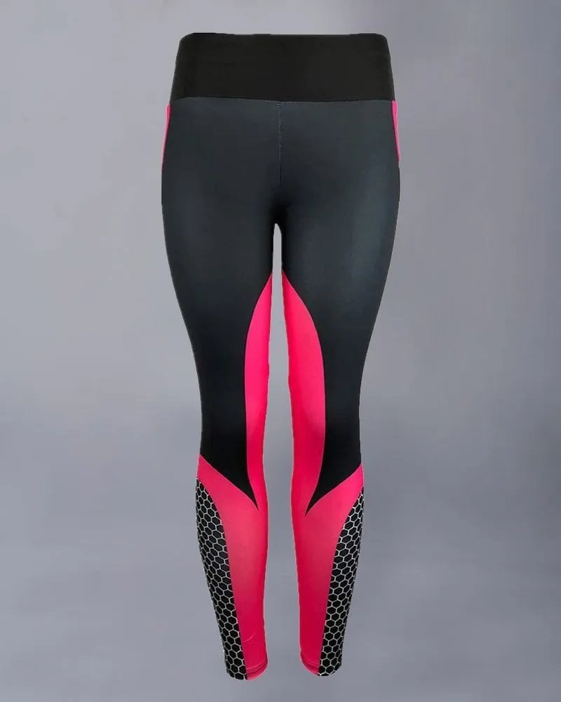 🎁Limited Day Sale 50%💥-Colorblock Butt Lifting High Waist Sports Leggings