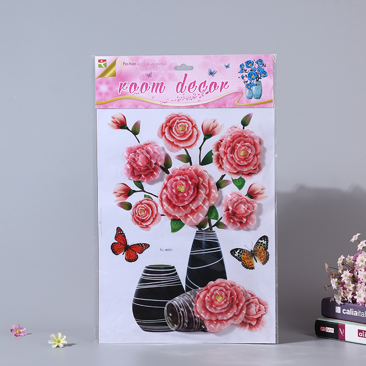 (Mother's Day Hot Sale - 50% OFF) 3D Simulation Vase Wall Stickers, BUY 2 FREE SHIPPING