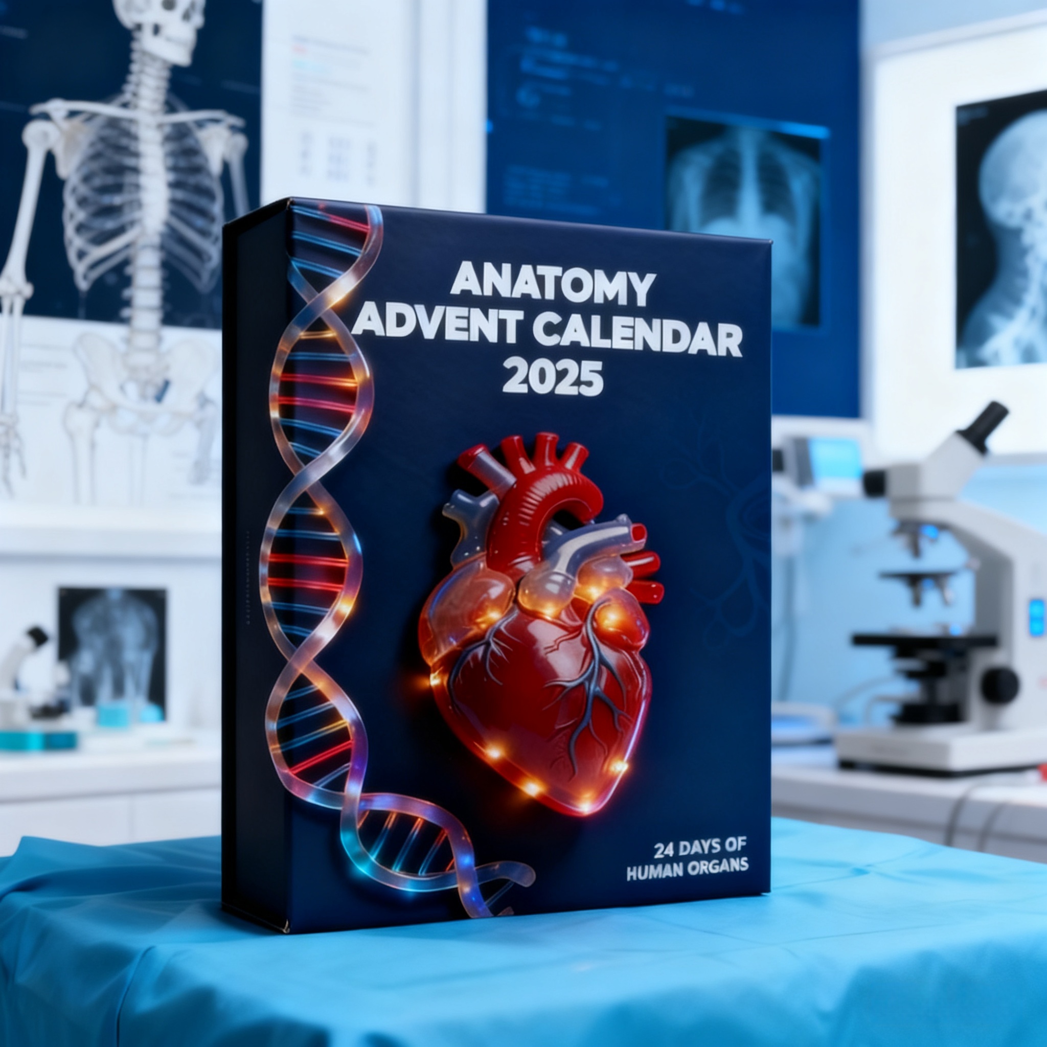 🔥Last Day 50% OFF -🎄2025 Anatomy Advent Calendar