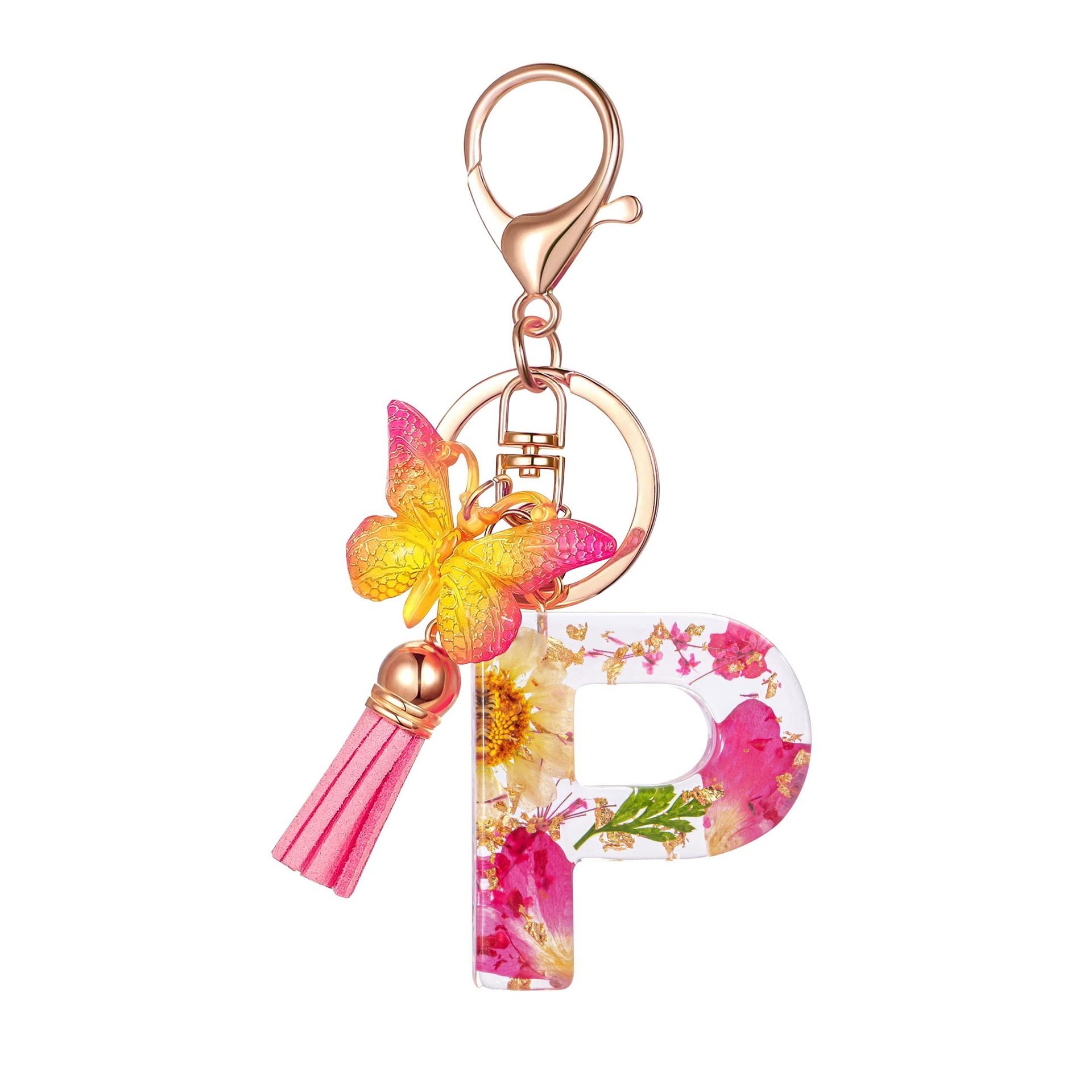 🎄TikTok Christmas Sale - 70% OFF🎄Initial Letter Keychains🦋