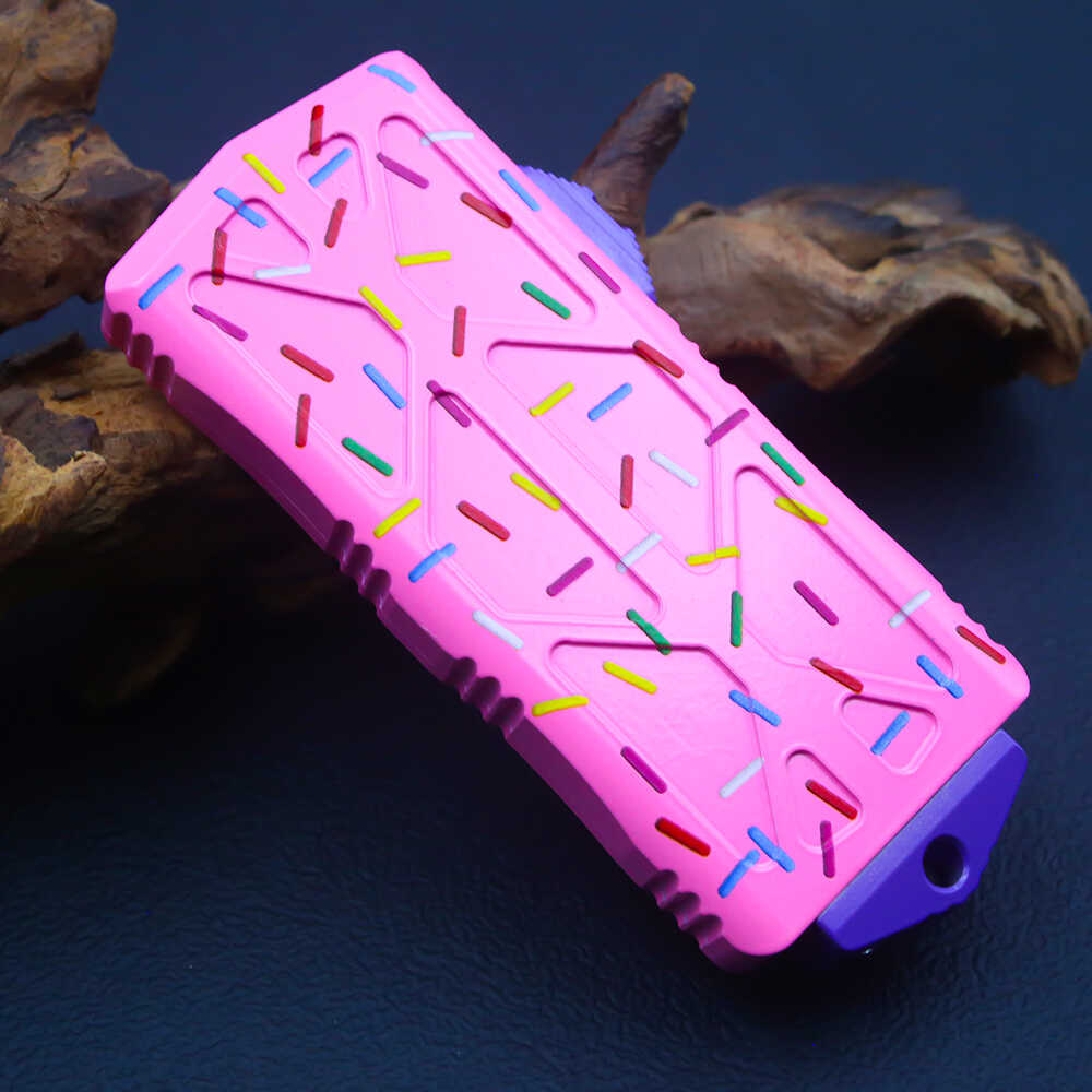 Exocet Pink Donut EDC Microtech Knife
