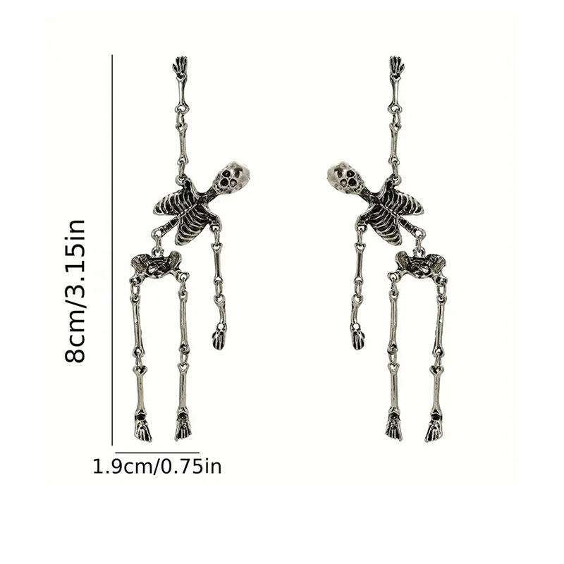 💥LAST DAY SALE 50% OFF💥Gold Skeleton Earrings