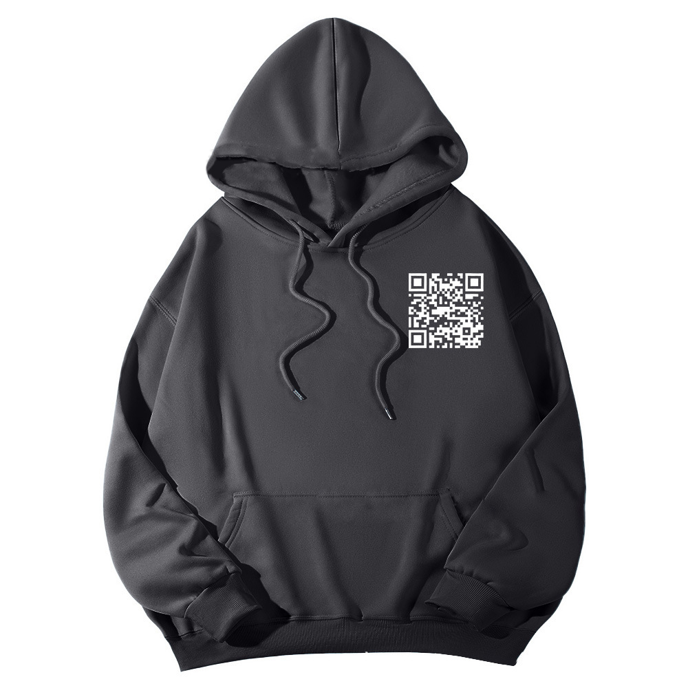 🔥Last Day Promotion 48% OFF-🎁-Funny FU QR Code Hoodie(Buy 2 Get Free Shipping)