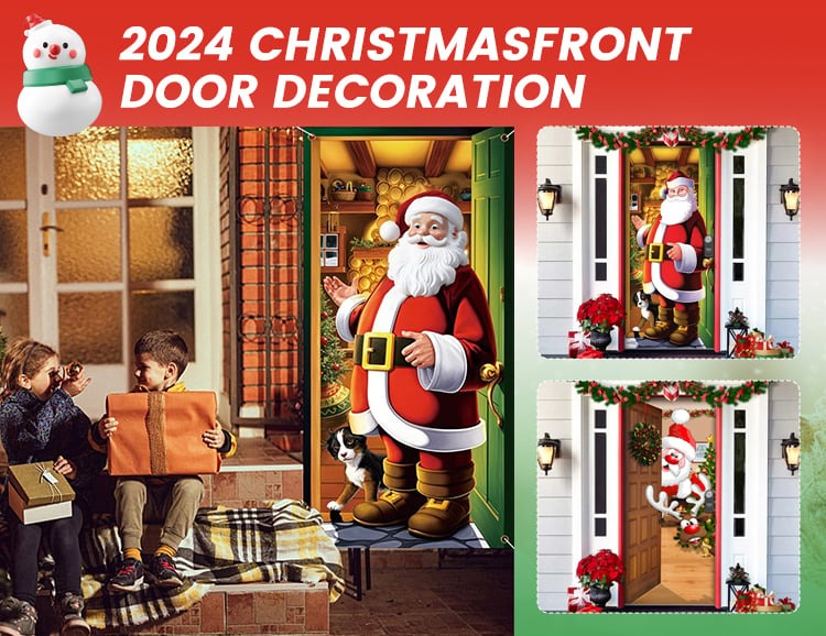 🎄Limited OFFER- 2024 Christmas Front Door Decoration