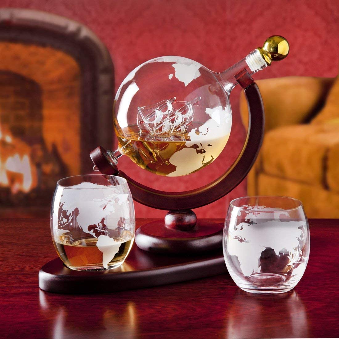 🔥Hot Sale 50% OFF🔥Globe Decanter With Ship