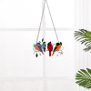 (🔥2024 NEW YEAR SALE) The Best Gift-Birds Stained  Window  Panel Hangings🎁