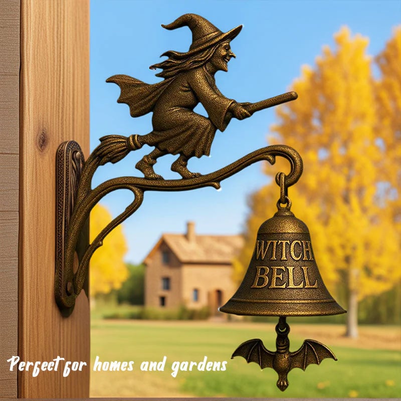 🎁Last Day Sale - 70% OFF🎉🧙‍♀️Let the magic welcome your guests at the door🔔 Witches Bell