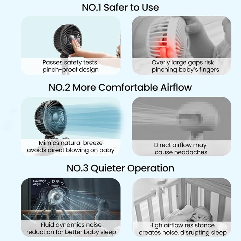 💥2025 SUMMER SALE 50% OFF🔥Baby Stroller Octopus Fan