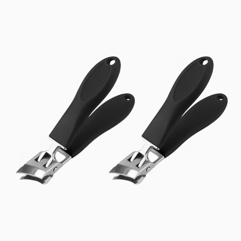 ✂️Schräger Nagelknipser mit weiter Backenöffnung und Spritzschutz