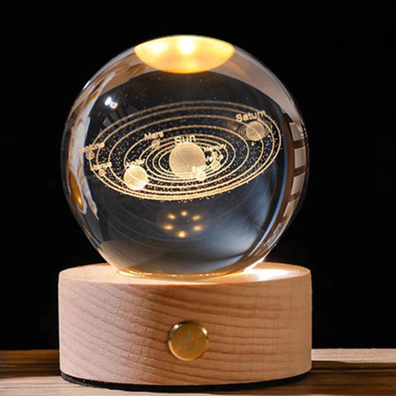 (🔥Last Day Promotion 50% OFF) 3D Planet Crystal Ball - Buy 2 Get Extra 10% OFF & FREE SHIPPING