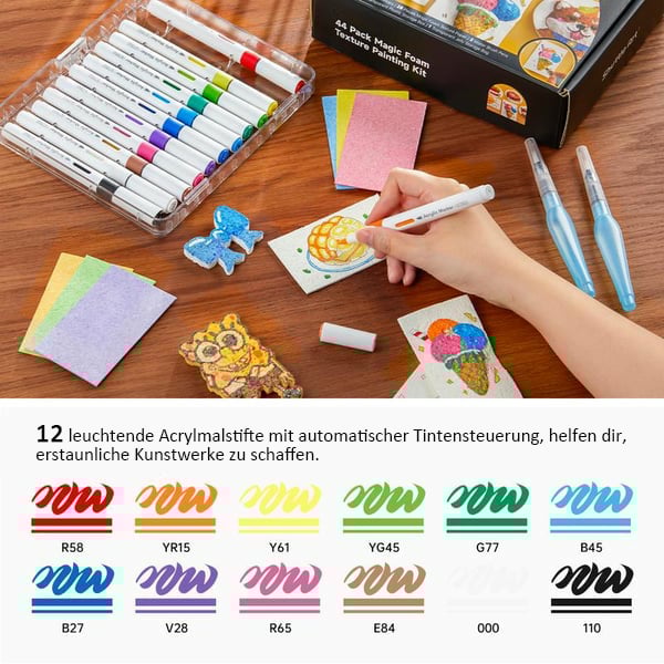 🔥Geschenke zum Kindertag–Magic 3D Schaum-Textur-Malset 🎨