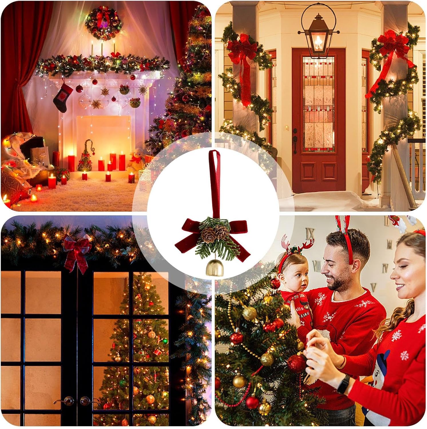 🎄Christmas Hot Sale 70% OFF🎄Christmas Bell Garland for Tree