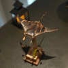 Artisan Handcrafted Wooden Manta Ray Automaton