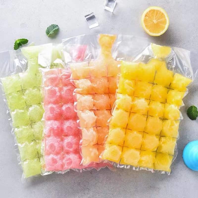 10PCS-Disposable Ice - making Bags Frozen Ice Cube Tray Mold