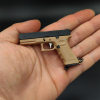 Mini pistol model keychain