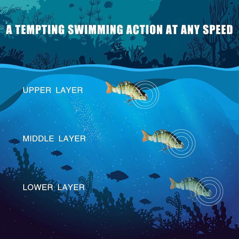 🔥Last Day Promotion 50% OFF🔥2'' Lifelike Fishing Lures for Freshwater and Saltwate