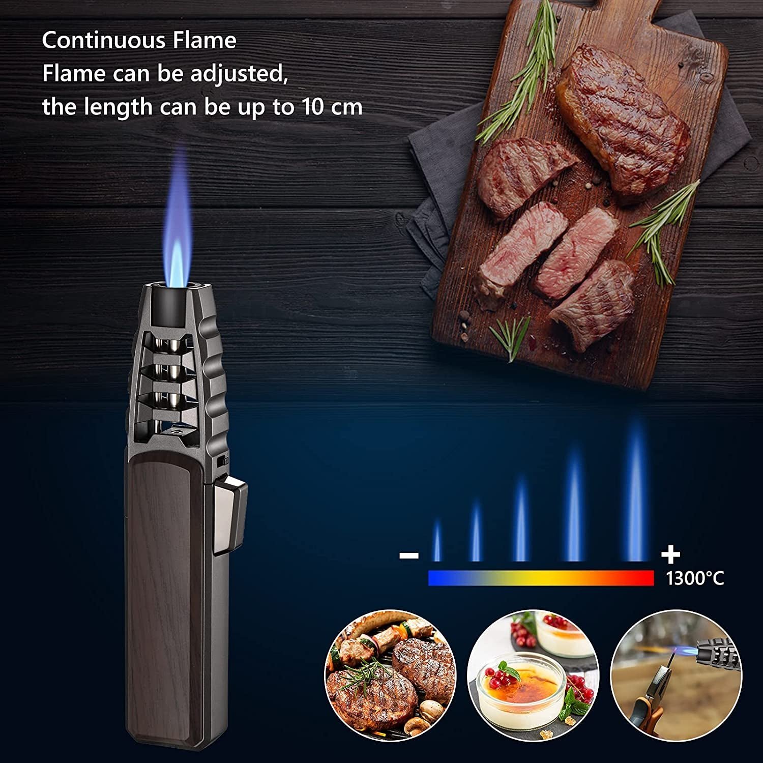 ⏰Last Day Clearance Event Sale 49% Windproof Straight Torch Blue Flame Lighter