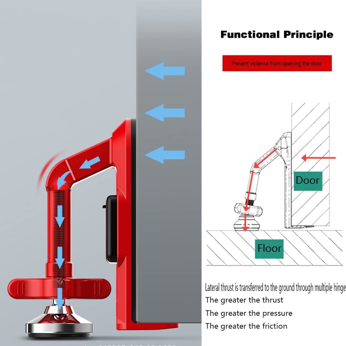 Portable Door Security Lock, Door Jammer🔒