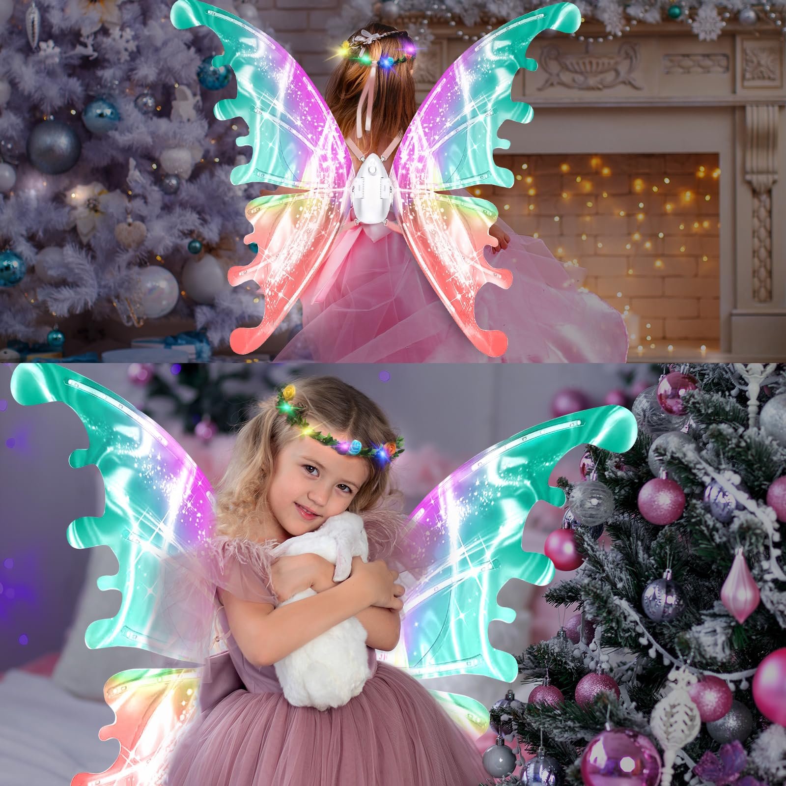 🎃Early Halloween Sale 50% OFF🧚‍♀️Electric Glowing Fairy Wings