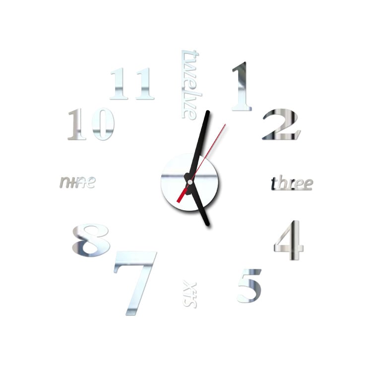 🔥Last Day Promotion 50% OFF⏰ 3D Wall Decal Decorative Clock