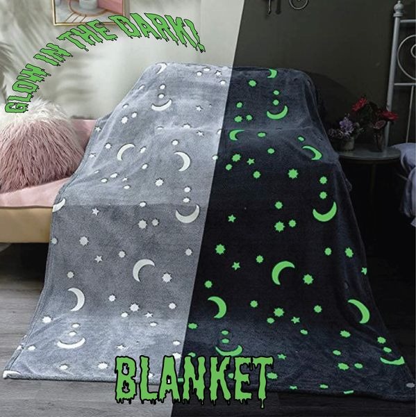 🔥(Last Day Sale- 50% OFF) Magic Glow in The Dark Blanket - Buy 2 Free Shipping