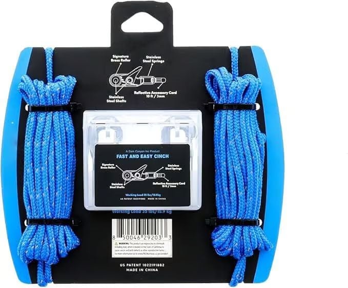 💥 Cord and Rope Tightening and Cinching Tool-6-Pack Includes Accessory Cord and Carry Case