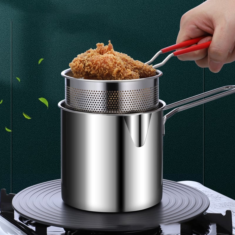 🎁TikTok Last Day Sale - 70% OFF🎉2-in-1 304 Stainless Steel Multifunctional Oil Strainer Pot