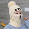 Wool Ball Plus Thick Knitted Hat