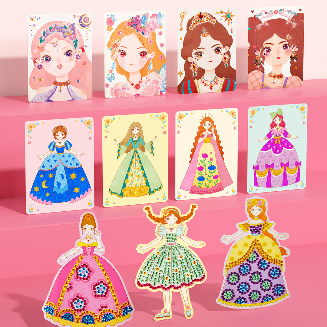 🔥LAST DAY 50% OFF🔥3-in-1 Dress Up Game Set: Princess Fantasy Makeup