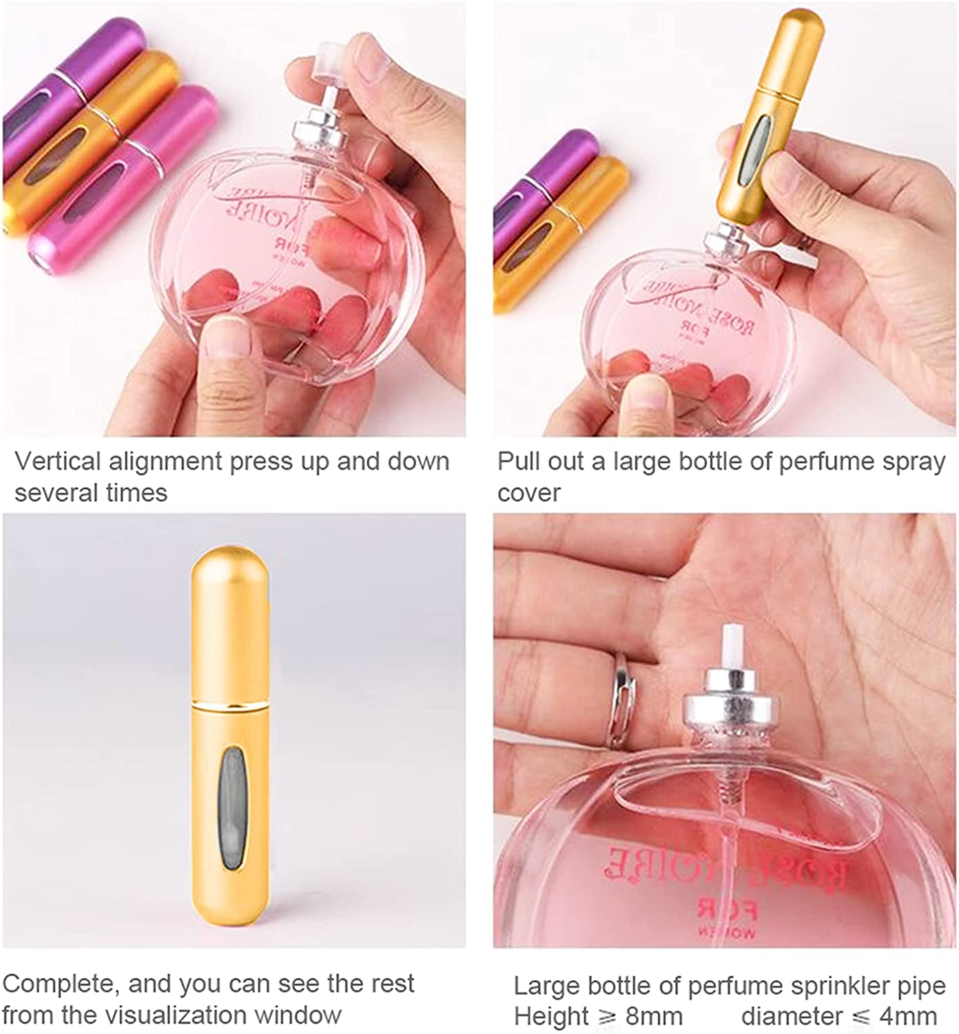 (⏰Last Day Sale 50% OFF) Refillable Perfume Atomizer❤️ (Buy 4 Get Extra 10% Off Now)