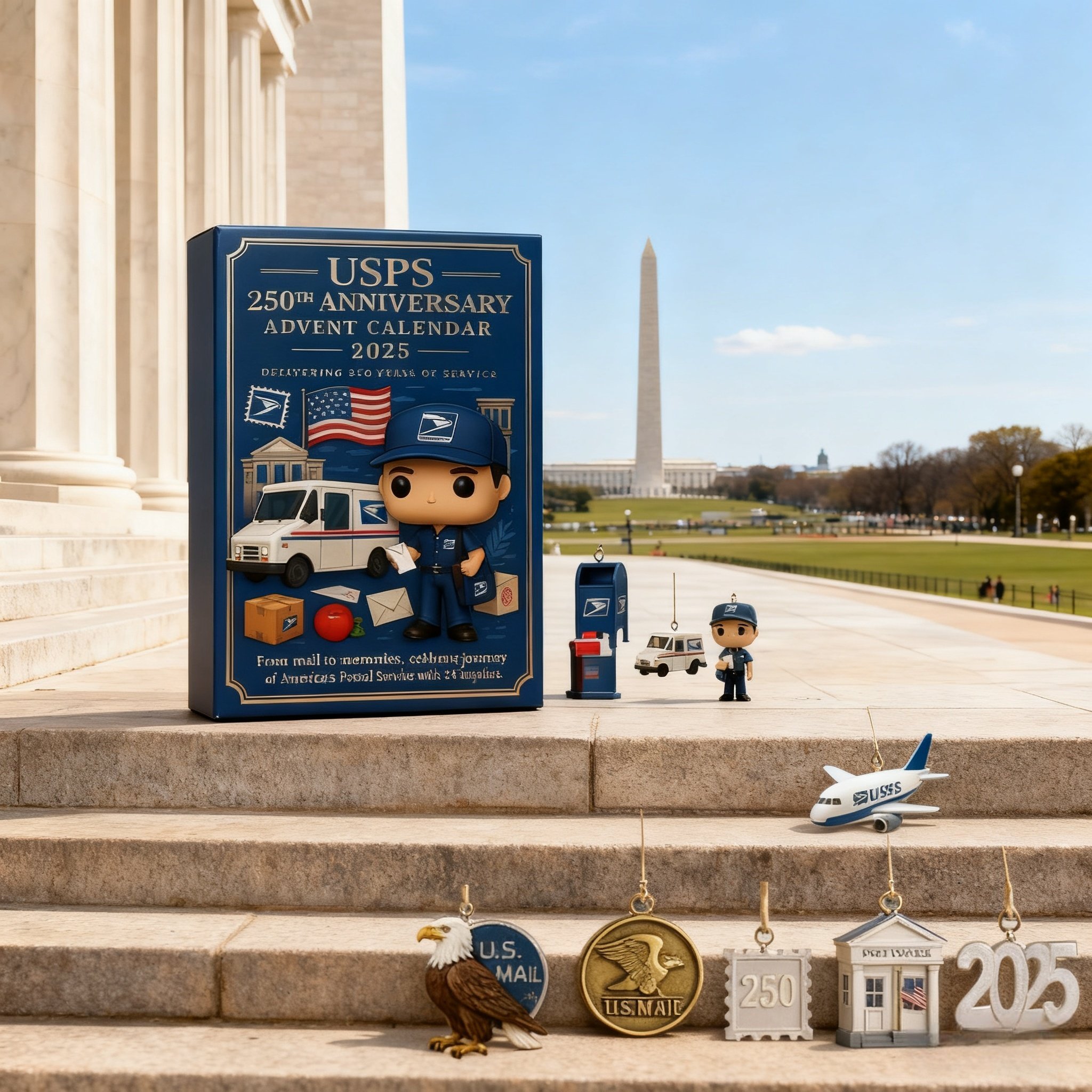 🔥Last Day 50% OFF -🎄USPS 250th Anniversary 2025 Advent Calendar