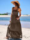 ANRABESS Women Dresses 2024 Summer Sleeveless Maxi Dress Casual Spaghetti Strap Tiered Flowy Beach Long Sun Dress