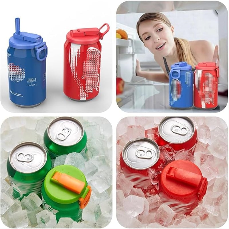 (🎅Christmas Hot Sale - 49% Off) 2024 Silicone Straw Soda Can Lids