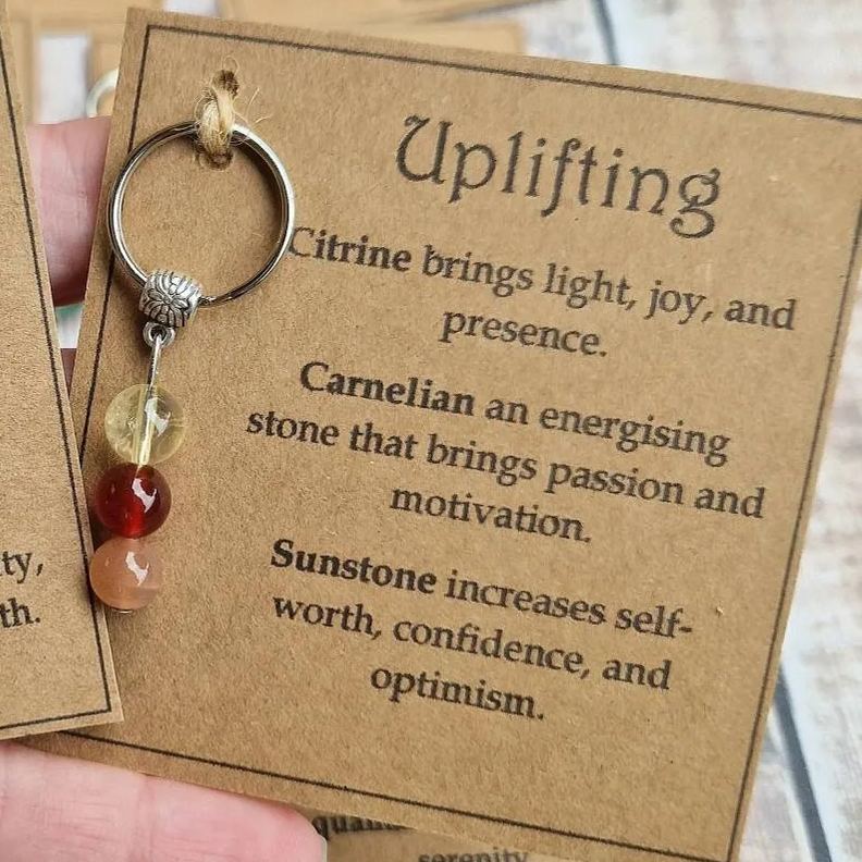 💕Healing Gemstone Keychain