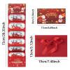 🎁💗Kreativer DIY Faltbarer Weihnachtsmann-Dollar 6 Schlitz Goldfolie Roter Umschlag Weihnachtsmotiv Papiergeldhalter