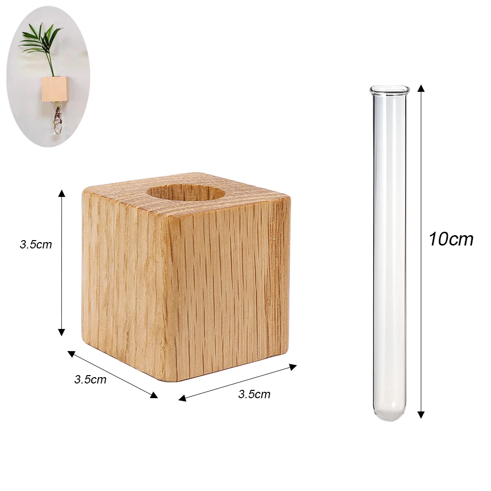 🔥Last Day Promotion 70% OFF🔥Wooden Test Tube Vase DIY Flower Arrangement