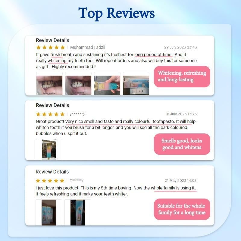 Triple Whitening Toothpaste - Niacinamide & Xylitol Formula for a Radiant Smile!