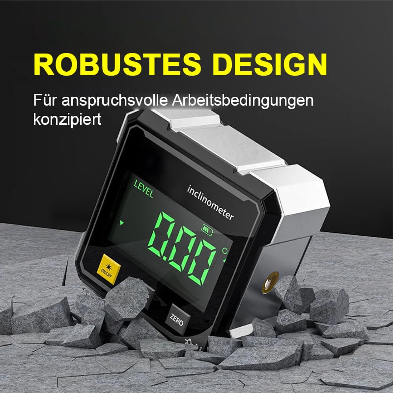 🔥Heißer Verkauf - 49% Rabatt📐 4-seitiger magnetischer digitaler Winkelmesser mit Laser