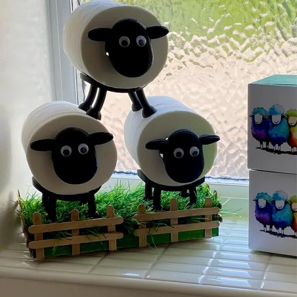 💥LAST DAY 49% OFF💥Sheep Toilet Roll Holder-Buy 2 Get 1 Free