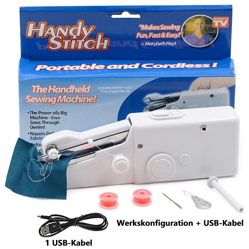 🔥Letzter Tag Verkauf 49% Rabatt🔥Handgehaltene elektrische Mini-Nähmaschine