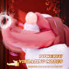 Realistic Tongue Thrusting Heating Fantasy Dildo With Suction Cup
