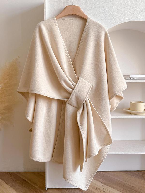 ⏰LAST DAY SALE 50% OFF💥Women's Solid Color Cape Shawl