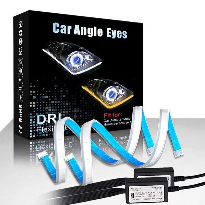 (New Year Promotion- SAVE 50% OFF) Flexible DRL LED Night & Daytime Running Light Strip