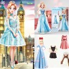 (🌲 Christmas Sale- 49% OFF)2024 New Princess Magnetic Creative Dress Up Stickers