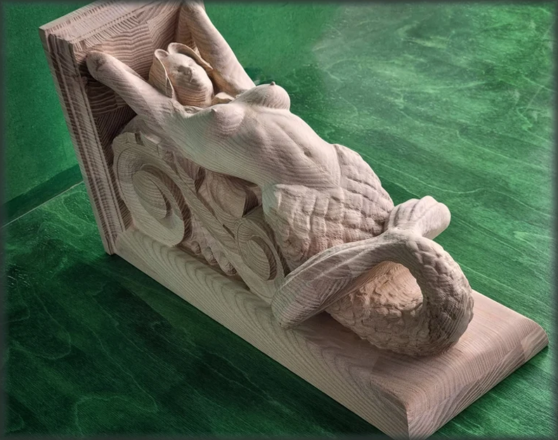 Mermaid and Merman Corbels