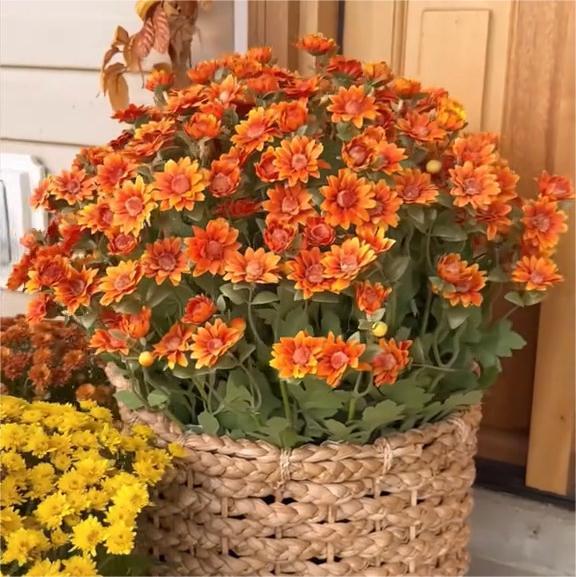 🔥HOT SALE 50% OFF🍁Fall Artificial Flowers for Outdoors